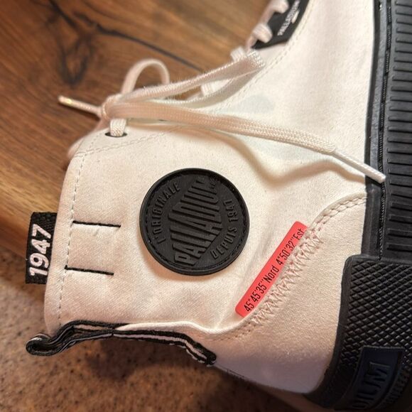 Palladium Revolt Hi TX Star White Platform Shoes - 9 - Great Condition - Picture 9 of 15